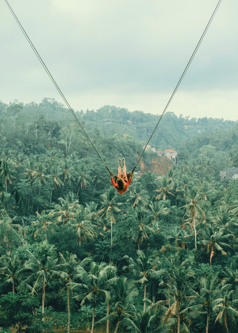 Beauty Woman Swing Bali Nature Happy Face Jungle 2 (1) (1)